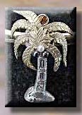 d AndPalmTree,DiamondPearlsGolden