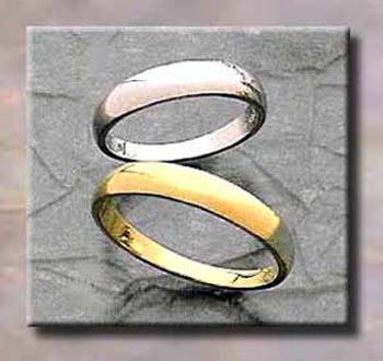 WeddingBandsHalfRoundTapere